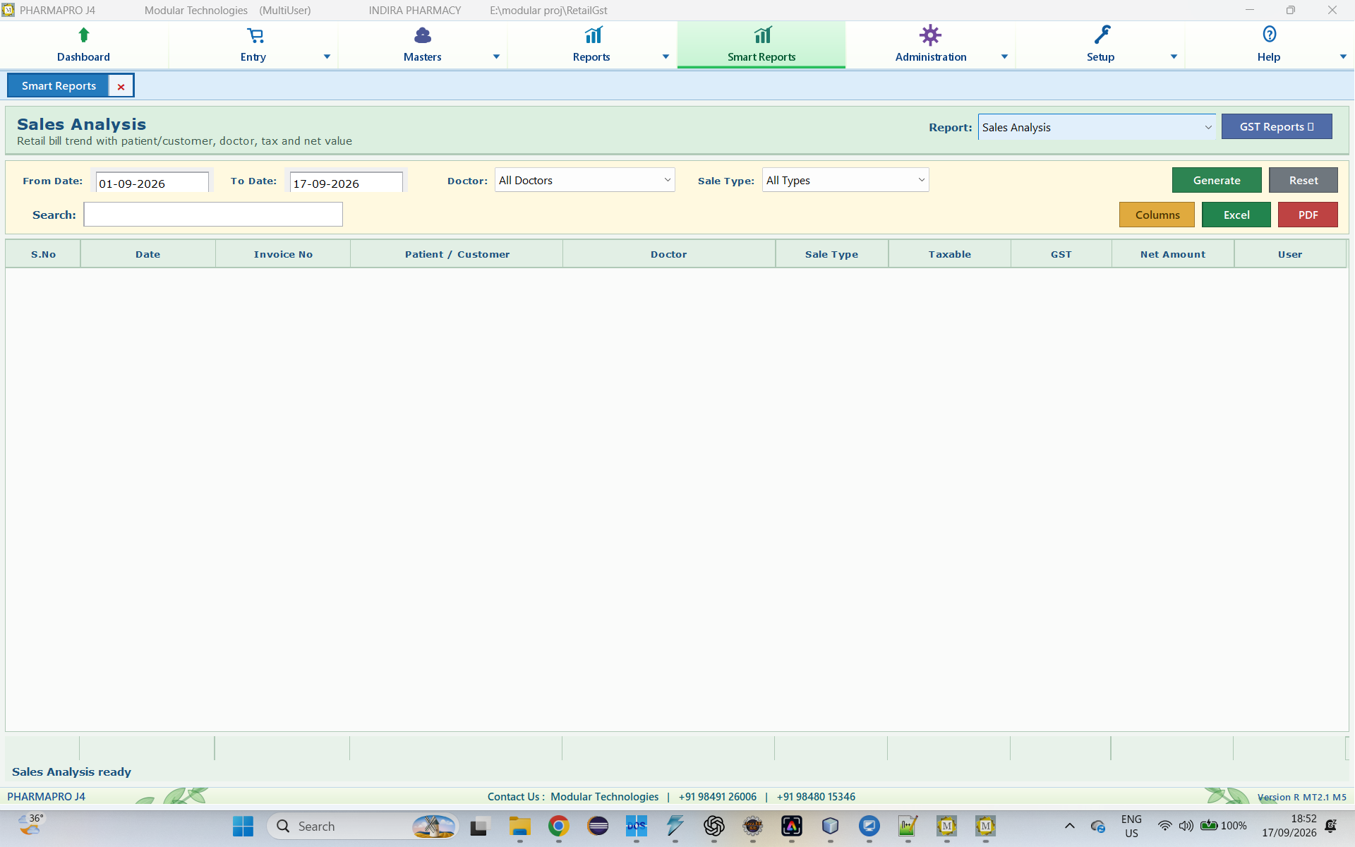 Retail ERP smart reports